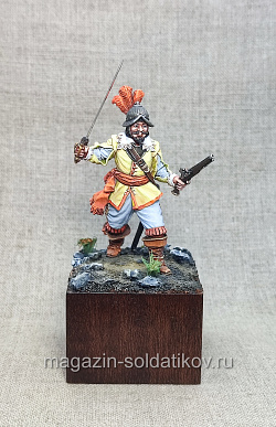 575-002 Европейский офицер XVII века, стальной клинок (561-002) (561-002)