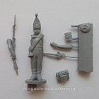 Сборная миниатюра из смолы Унтер-офицер гренадёр Павловского полка, стоящий 28 мм, Аванпост