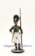 Миниатюра из олова Унтер-офицер Лейб-гвардии Преображенского полка. 1802-06 гг., Студия Большой полк - фото