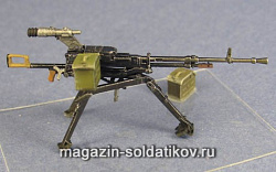 Аксессуары из смолы 12,7 пулемет «КОРД» на станке с прицелом ночного видения Tank (А 173) (А 173 )