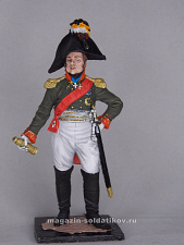 Миниатюра в росписи Генерал Д.С.Дохтуров. Россия, 1812 г., 1:32, Сибирский партизан - фото