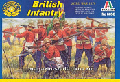6050 ИТ Набор солдатиков "Британская пехота" (Зулусские войны)"  (1/72) Italeri