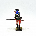 Миниатюра из олова Рядовой мушкетерского полка 1780-90 годы, Россия, 54 мм, Студия Большой полк (ИЛ0858.11.01.54) (ИЛ0858.11.01.54)