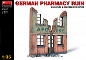 Сборная модель из пластика Руины немецкой аптеки MiniArt (1/35) - фото