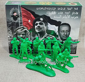 Солдатики из пластика Набор солдатиков №46 «Армия Иордании (зелёный, 12 шт)» 1/32 Инженеръ Басевичъ - фото