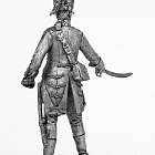 Миниатюра из олова 710 РТ Офицер шеволежеров 1803 год. Княжество Хессен-Дармштадт., 54 мм, Ратник