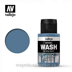 Тонирующая жидкость серо-голубая, 35 мл, Vallejo