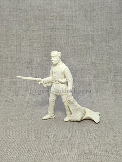 Сборная миниатюра из смолы Американский траппер 1/24 Alex-Moscow (AM236) (AM236)