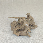 Солдатики из пластика Японский пулемет с расчетом 1:32 Plastic Platoon