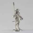 Сборная миниатюра из смолы Артиллерист с банником, 28 мм, Аванпост
