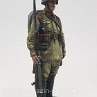 Миниатюра в росписи Боец РККА, 1937-1941 гг, 54 мм (НФ0057.14.01.54) (НФ0057.14.01.54)