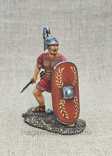 Миниатюра из олова Римский легионер (италик), 54 мм, Студия Большой полк - фото