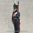 Миниатюра из олова Конный егерь Эстляндского полка, Россия 1813 г, 54 мм, Студия Большой полк (ИЛ2172.12.02.54) (ИЛ2172.12.02.54)