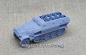 Германский средний полугусеничный бронетранспортёр Sd.Kfz. 251 (A) 1/56 3Д Корнукопия - фото