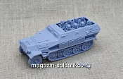Германский средний полугусеничный бронетранспортёр Sd.Kfz. 251 (A) 1/56 3Д Корнукопия - фото