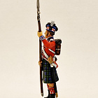 Миниатюра из олова Колор-сержант 42-го Корол. хайлендского полка, 1806-15 гг., Студия Большой полк