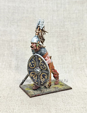 Миниатюра из олова Галльский воин, 54 мм - фото