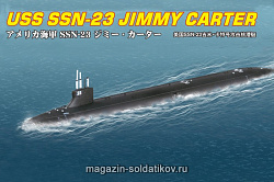 Сборная модель из пластика Подлодка SSN-23 Jimmy Carter Attack (1/700) Hobbyboss