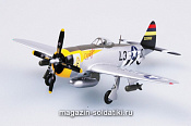 Масштабная модель в сборе и окраске Самолёт Р-47D «Тандерболт», 512FS, 406FG 1:72 Easy Model - фото