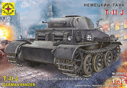 Сборная модель из пластика Немецкий танк T-II J 1:35 Моделист