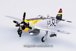 Масштабная модель в сборе и окраске Самолёт Р-47D «Тандерболт», 512FS, 406FG 1:72 Easy Model