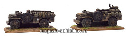 Сборная модель из пластика Doge 3/4 Ton truck (2x Resin) (15мм) Flames of War (US413) (US413)