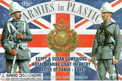 Британская морская пехота, восстание махдистов, 1884 г. 1/32, Armies in plastic