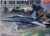 Сборная модель из пластика Самолет F/A-18А+ «Хорнет» 1:72 Академия - фото