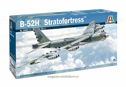 Сборная модель из пластика ИТ Самолет B-52H Stratofortress 1:72 Italeri