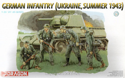 Сборные фигуры из пластика Д German infantry. Ukraine, Summer 1943 (1/35) Dragon
