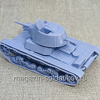 Советский легкий танк Т-26 образца 1938 г. 1/56 3Д Корнукопия (552-029) (552-029)