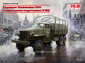 Сборная модель из пластика Studebaker US6 с советскими водителями II МВ (1/35) ICM - фото