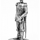 Миниатюра из олова 847 РТ Николай II в парадном мундире, 54 мм, Ратник