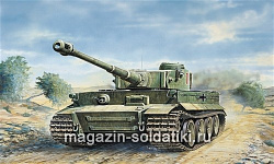 Сборная модель из пластика ИТ Танк Tiger I Ausf. E/H 1 (1/35) Italeri