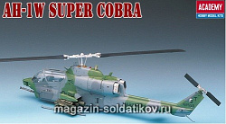 Сборная модель из пластика Вертолет АН-1W Супер Кобра 1:35 Академия
