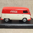 Volkswagen Transporter T1 1962 Coca-Cola красный/белый 1:43, MotorCity (Q307-138) (Q307-138)