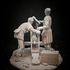 Сборная миниатюра из смолы Серпентина, Франция, 1470 год, 54 мм, TRILOKA miniatures (TLK-54-031) (TLK-54-031)