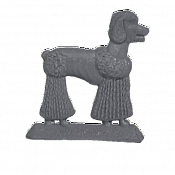 Солдатики из пластика Собака Собака Пудель, серый, Воины и битвы - фото