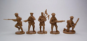 Армия Великобритании. Солдаты Великой войны, набор из 5 фигур, Солдатики "Урфина Джюса"