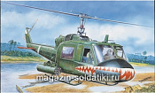 Сборная модель из пластика ИТ Вертолет UH - 1C Gunship (1/72) Italeri - фото
