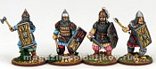 Сборные фигуры из металла Набор миниатюр Jomsvikings Two (Hearthguard), 28 мм, Gripping Beast (SAGA) - фото