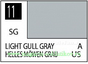 Краска художественная 10 мл. светло-серая, полуглянцевая, Mr. Hobby. Краски, химия, инструменты - фото