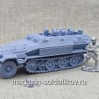 Германский средний полугусеничный бронетранспортёр Sd.Kfz. 251 (A) 1/56 3Д Корнукопия (552-034) (552-034)