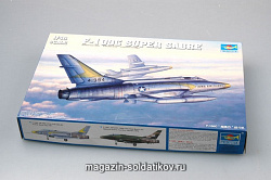Сборная модель из пластика Самолет F - 100C «Супер Сейбр» 1:48 Трумпетер