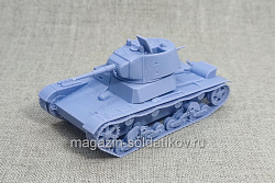 Советский легкий танк Т-26 образца 1938 г. 1/56 3Д Корнукопия (552-029) (552-029)