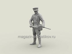 Сборная фигура из смолы SM 3122 Капитан РККА с трофейным мечом син-гунто. Халхин-Гол. 1939 г., 1:35, SOGA miniatures (SM-3122) (SM-3122)