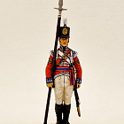 Миниатюра из олова Сержант пехотных полков. Великобритания 1808-15 гг, Студия Большой полк