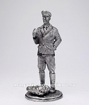 Миниатюра из олова 312 РТ Маргелов В.Ф.., 54 мм, Ратник - фото
