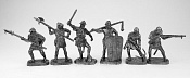 Солдатики из металла Гуситские войны. Чехи (пьютер) 6 шт, 40 мм, Солдатики Публия - фото