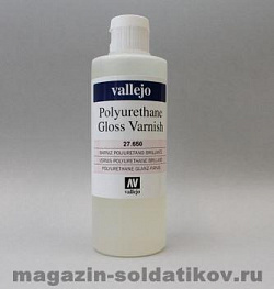 (27526) Акриловый полиуретановый глянцевый лак, 200 мл. Vallejo